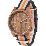 WeWood Torpedo Nut Wood Watch | Walnut/Orange Wtntor