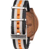 WeWood Torpedo Nut Wood Watch | Walnut/Orange Wtntor