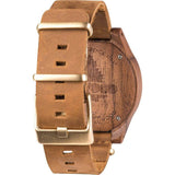 WeWood Torpedo Nut Wood Watch | Walnut/Leather Wtlhnt