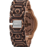 WeWood Alpha Nature Beehive Nut Wood Watch | Walnut Print