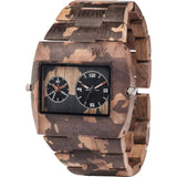 WeWood Jupiter Nature Camo Nut Wood Watch | Walnut Wjncnu