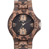 WeWood Date Nature Mirror Nut Wood Watch | Walnut Wdnmnu