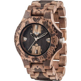 WeWood Date Nature Mirror Nut Wood Watch | Walnut Wdnmnu