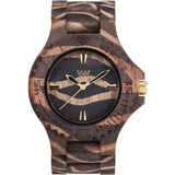 WeWood Date Nature Zebra Nut Wood Watch | Walnut Wdnznu