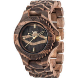 WeWood Date Nature Zebra Nut Wood Watch | Walnut Wdnznu