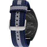 WeWood Phoenix Cotton Fiber Wood Watch | Teak Blue WPH46TB