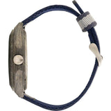 WeWood Phoenix Cotton Fiber Wood Watch | Teak Blue WPH46TB