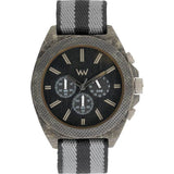 WeWood Phoenix Cotton Fiber Wood Chronograph Watch | Teak Black WPHCTB