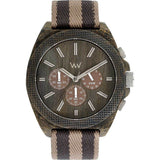 WeWood Phoenix Cotton Fiber Wood Chronograph Watch | Wenge Earth WPHCWE