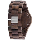 WeWood Date Rough Metal/Indian Rosewood | Chocolate/Brown - WDMBCHR