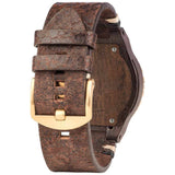 WeWood Kardo Metal/Indian Rosewood Watch | Chocolate/Gold- WKMBCHG