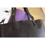 Kiko Leather Breezy Leather Tote | Black-709-1