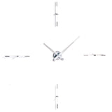 Nomon Merlin 4 I Wall Clock | Chromed Brass/Steel