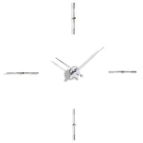 Nomon Merlin 4 I Wall Clock | Chromed Brass/Steel