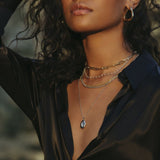 Awe Inspired Chunky Paperclip Necklace