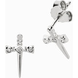 Awe Inspired Sword Stud Earring