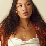 Awe Inspired Eye of Horus Charm Necklace | Standard Cable Chain