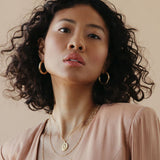 Awe Inspired 25MM Chubby Hoop Earrings