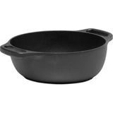 Skeppshult Original Oval Casserole w Cast Iron Lid, 2.1Q | Black