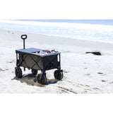 Picnic Time Adventure Wagon w/ Elite All Terrain Portable Utility | Dark Gray