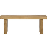 Sonder Living Emelia Bench | Natural Oak without Seat Pad
