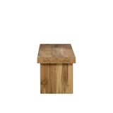 Sonder Living Emelia Bench | Natural Oak without Seat Pad