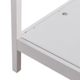 Sonder Living Duke Poster Bed | Warm White