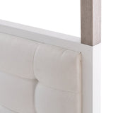 Sonder Living Duke Poster Bed | Warm White