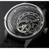 The Electricianz E-Code | 43mm case, grey calfskin leather/ Hybrid