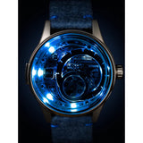 The Electricianz E-Blue | blue calfskin leather / Hybrid