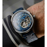 The Electricianz E-Blue | blue calfskin leather / Hybrid