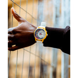 The Electricianz CABLE Z Rubber 45mm | White Strap/ Nylon