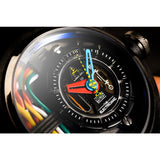 The Electricianz CARBON Z RUBBER 42mm | Black Rubber Strap/ Nylon