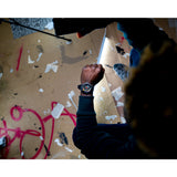 The Electricianz CARBON Z RUBBER 42mm | Black Rubber Strap/ Nylon