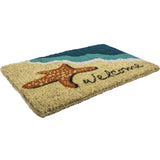 Entryways Starfish Welcome Doormat | 18 x 30