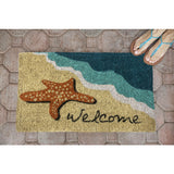 Entryways Starfish Welcome Doormat | 18 x 30