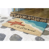 Entryways Starfish Welcome Doormat | 18 x 30