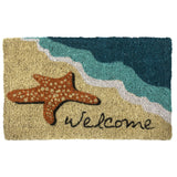 Entryways Starfish Welcome Doormat | 18 x 30