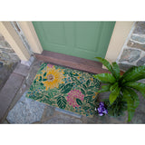 Entryways Sunflower Blockprint Doormat | 22 x 35