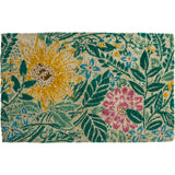 Entryways Sunflower Blockprint Doormat | 22 x 35