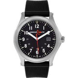 ArmourLite Field Series Flexible Polyurethane Mens Watch | Diameter: 42mm Thickness: 10.8mm - Shatterproof Armourglass - Black Dial