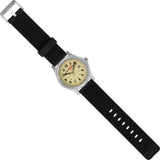 ArmourLite Field Series Flexible Polyurethane Mens Watch | Diameter: 42mm Thickness: 10.8mm - Shatterproof Armourglass - Beige Dial