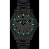 ArmourLite Field Series Stainless Steel Mens Watch | Diameter: 42mm Thickness: 10.8mm - Shatterproof Armourglass - White Dial