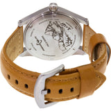 ArmourLite Field Series Genuine Leather Mens Watch | Diameter: 42mm Thickness: 10.8mm - Shatterproof Armourglass - White Dial