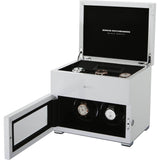 Benson Black Series Double Watch Winder | White