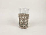 Seagrass Indochine & Rattan Cage Highball | 6 pc Glassware Set