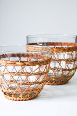Seagrass Rattan Cage Salad Bowl | Medium & Large