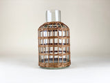 Seagrass Rattan Cage Vase Carafe |Small & Medium