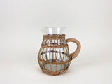 Seagrass Rattan Cage Tall Pitcher