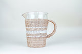 Seagrass Pitcher | White & Sepia Collection